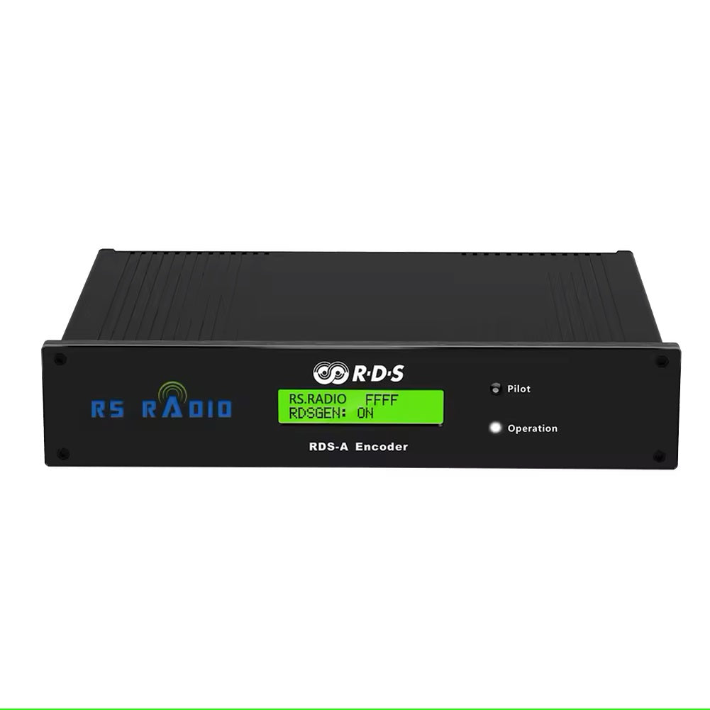 RS RADIO FM Broadcast RDS Encoder Radio Data System Encoder For FM Tra ...