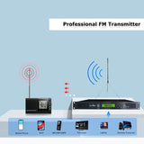 200watt FM Broadcast Transmitter+ Antenna+Cable