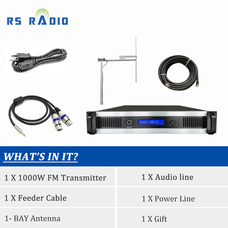 1000W fm transmitter kit for Radio Station - FM Transmitter